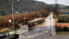 Inundaciones en San Miguel de Cinca por el desbordamiento del barranco.
