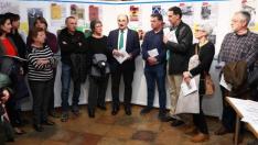 El presidente del Gobierno de Aragón, Javier Lambán, participa en los actos que sirven de colofón a la celebración de las XXI Jornadas sobre la Hi"toria de Tauste, organizadas por la asociación cultura 'El Patiaz'.