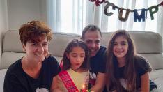 La familia Secanilla-Martínez ha celebrado el noveno cumpleaños de Celia.