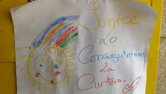 Garabato cariñoso de la cartera Ana Cristina Guajardo.