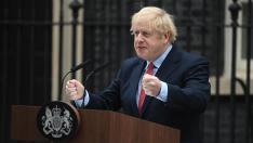 Comparecencia del primer ministro de Reino Unido, Boris Johnson