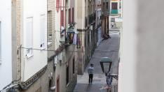 La calle Aguadores, en la esquina del cruce con San Pablo.