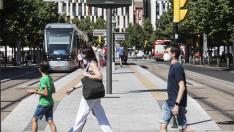 El agobio de las altas temperaturas se sufre aún más con las mascarillas.