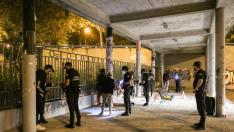 Operativo especial contra el botellón.
