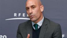 Luis Rubiales, presidente -interino mientras se celebran elecciones- de la Real Federación Española de Fútbol.