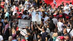 Protesta en Líbano contra el Gobierno
