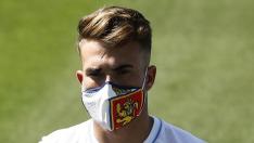 Pep Chavarría y Sergio Bermejo, presentados como jugadores del Real Zaragoza