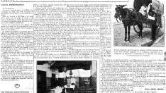 Págiona del artículo 'Las posadas de Zaragoza', publicado el 12 de octubre de 1928 en el extra del Día del Pilar
