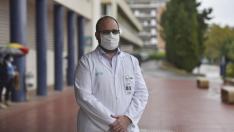Íñigo Royo llegó a la dirección del Hospital Universitario San Jorge de Huesca justo al inicio de la pandemia.
