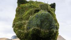 El Puppy del Museo Guggenheim Bilbao se suma al uso de la mascarilla para animar a protegerse durante la pandemia