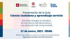 El documento 'Ciencia Ciudadana y Aprendizaje Servicio' se presentará 'online' próximamente
