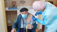 Los ancianos de la residencia de Tamarite fueron vacunados el 30 de diciembre.