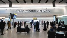 Interior del aeropuerto internacional de Heathrow en Londres, el pasado domingo.