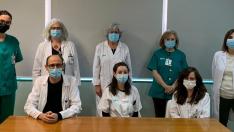 El equipo de Medicina Nuclear del Hospital Universitario Miguel Servet de Zaragoza