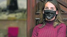 La concejal de Hacienda, María Navarro, en el Ayuntamiento.