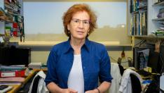 La bioquímica Margarita del Val ofreció una charla ‘online’ para Fundación Ibercaja.
