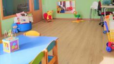 En Fayón, la escuela infantil se abrió hace un año