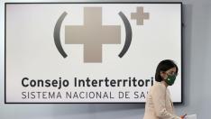 Carolina Darias, al término del Consejo Interterritorial de Salud.