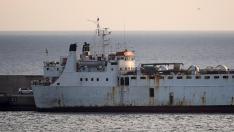 El 'Karim Allah', atracado en el puerto de Cartagena.