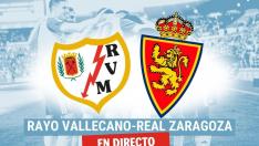 Rayo Vallecano-Real Zaragoza, en directo.