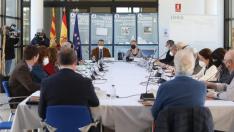 Los consejeros de Economía y Educación, Marta Gastón y Felipe Faci, han presidido este jueves en Huesca el Consejo Aragonés de FP.