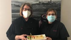 Blanca y Mari Carmen Rodríguez, del restaurante Rodi de Fuendejalón