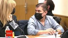 César Román, durante la sesión del juicio de este jueves.