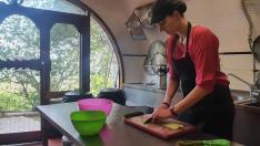 El menú en Panillo varía pero siempre es 100% vegetariano.