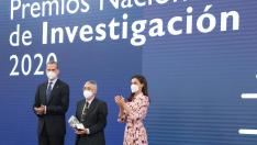 Elías Campo recoge el Premio Nacional de Investigación Gregorio Marañón en el área de Medicina.