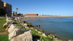 Playa del Morrongo, en Benicarló (Castellón).
