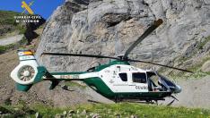 Helicóptero de la Guardia Civil.