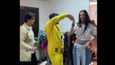 Omar Montes bailando con Victoria Federica