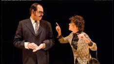 Jorge Usón y Carmen Barrantes, en un momento de la obra, candidata a tres premios Max.