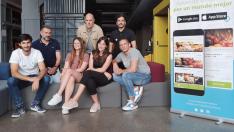 Los responsables de la plataforma, de raigambre zaragozana.