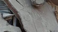 Edificio derrumbado en Peñíscola