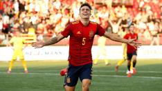 Partido España-Lituania, sub-21: gol del aragonés Alejandro Francés