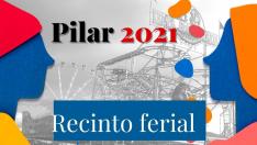Recinto ferial de las 'no fiestas' del Pilar 2021 en Zaragoza