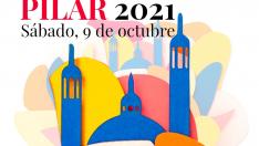 Programa de las 'no fiestas' del Pilar de Zaragoza del 9 de octubre de 2021