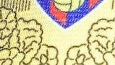 El brazalete que lucirá el capitán de la SD Huesca en el derbi con el Real Zaragoza.