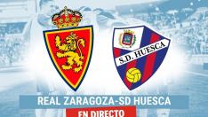 Real Zaragoza-Huesca, en directo.