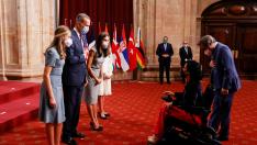 Teresa Perales recibe la insignia de los Premios Princesa de Asturias