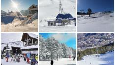 Estaciones de esquí en Aragón.