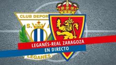 Leganés-Real Zaragoza, en directo.