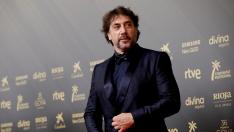 Javier Bardem en la alfombra roja de los Premios Goya 2022.