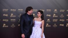 Javier Bardem y Penélope Cruz, en la alfombra roja de los Premios Goya 2022.