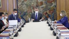 El rey preside en Zarzuela una reunión del Consejo de Seguridad Nacional