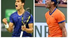 Carlos Alcaraz y Rafa Nadal