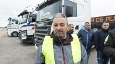 Protestas del sector del transporte en Zaragoza: los camiones protestan en las calles por décimo día