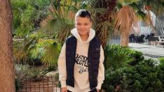 El joven ucraniano Maksym, de 12 años, empezará el próximo lunes en el colegio de La Almunia de Doña Godina.