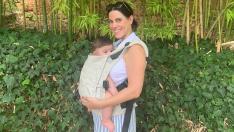 Cristina Pérez y su hijo Samuel, familia monoparental.